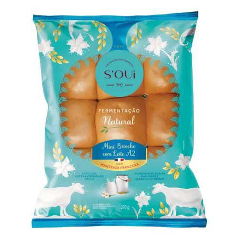Brioche Mini Leite S’OUI 270g