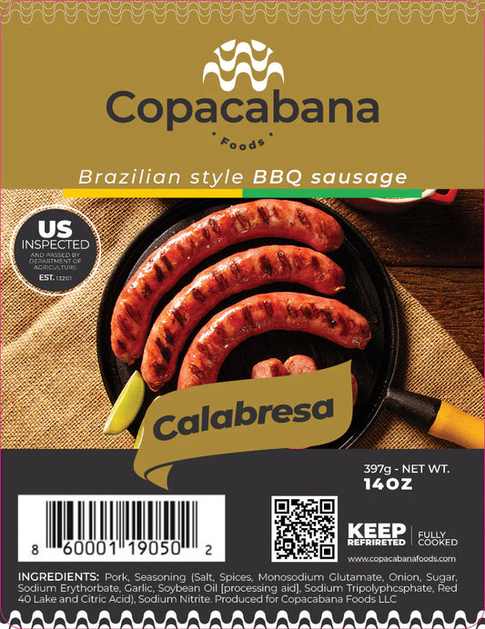 Linguiça Calabresa Copacabana 14oz.