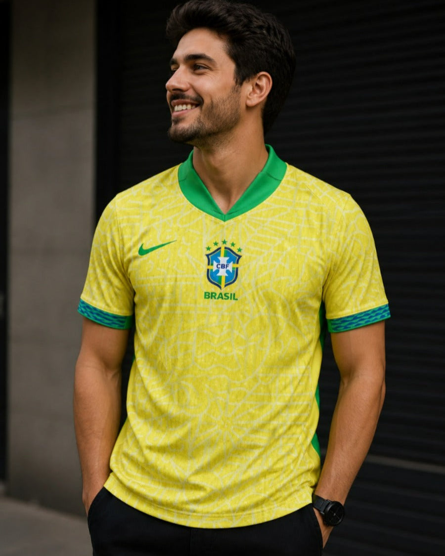 Camisa Brasil - modelo masculino