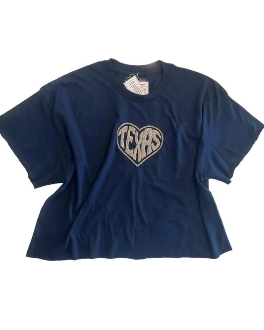Camiseta Bordada TEXAS - Tamanho L