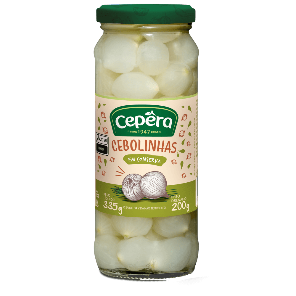 Cebolinha em Vinagre Cepera vidro 200g