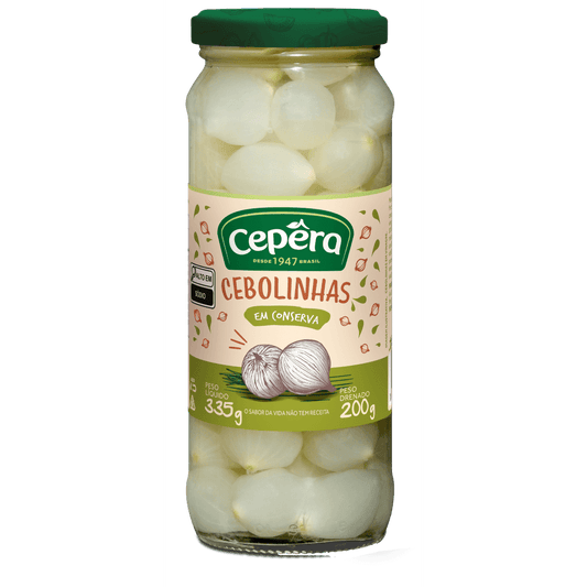 Cebolinha em Vinagre Cepera vidro 200g