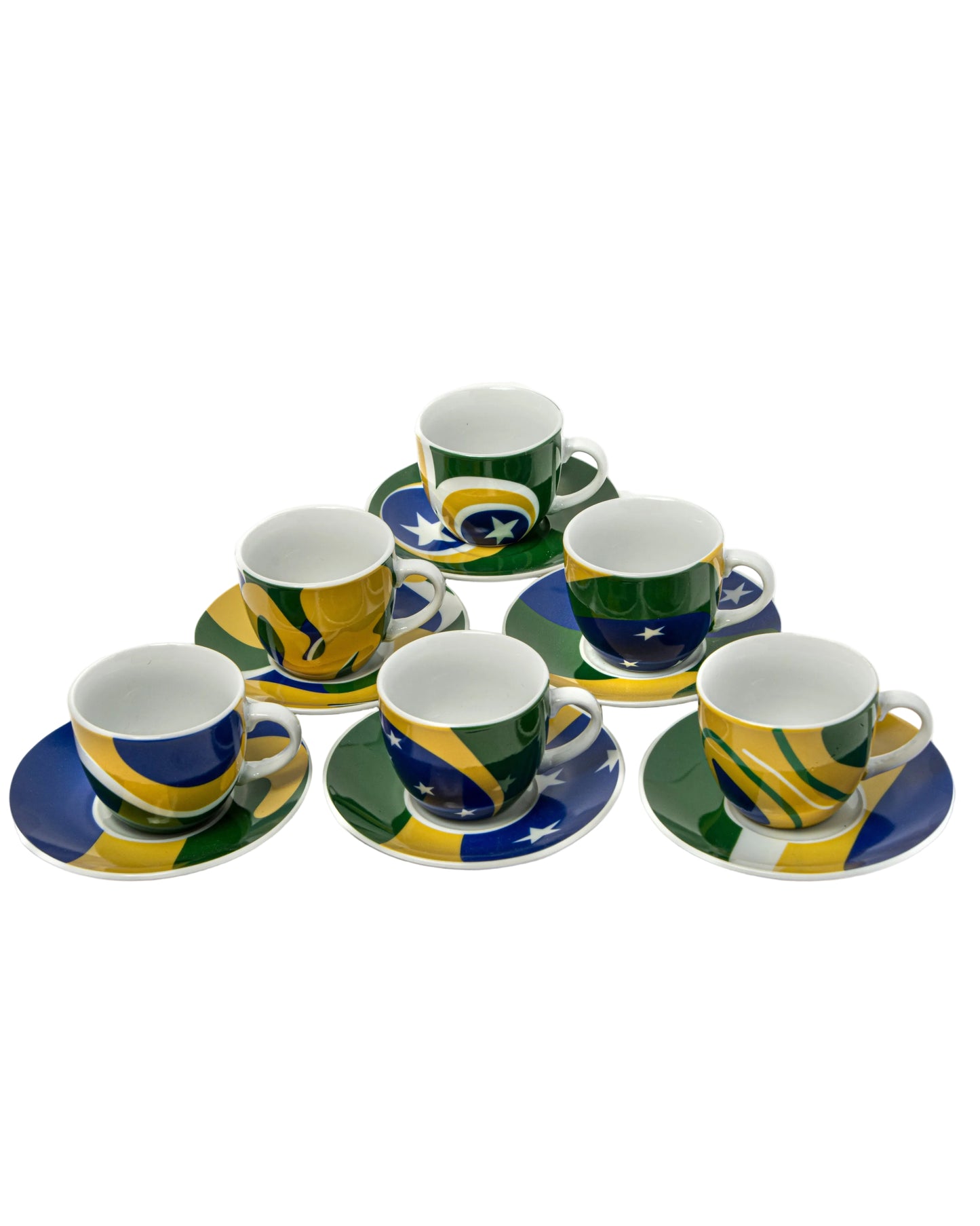 Espresso Coffee Brazil 12 Pieces Set