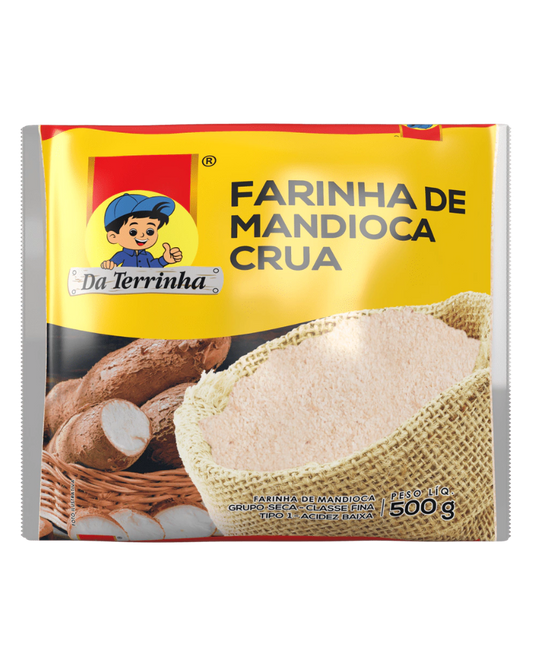 Farinha de Mandioca Crua Da Terrinha 500g