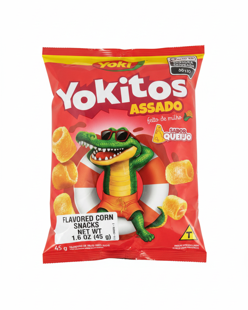 Salgadinho Yokitos Tubinho de Queijo 45g