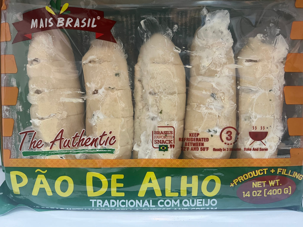 Pão de Alho com queijo Mais Brasil 400g