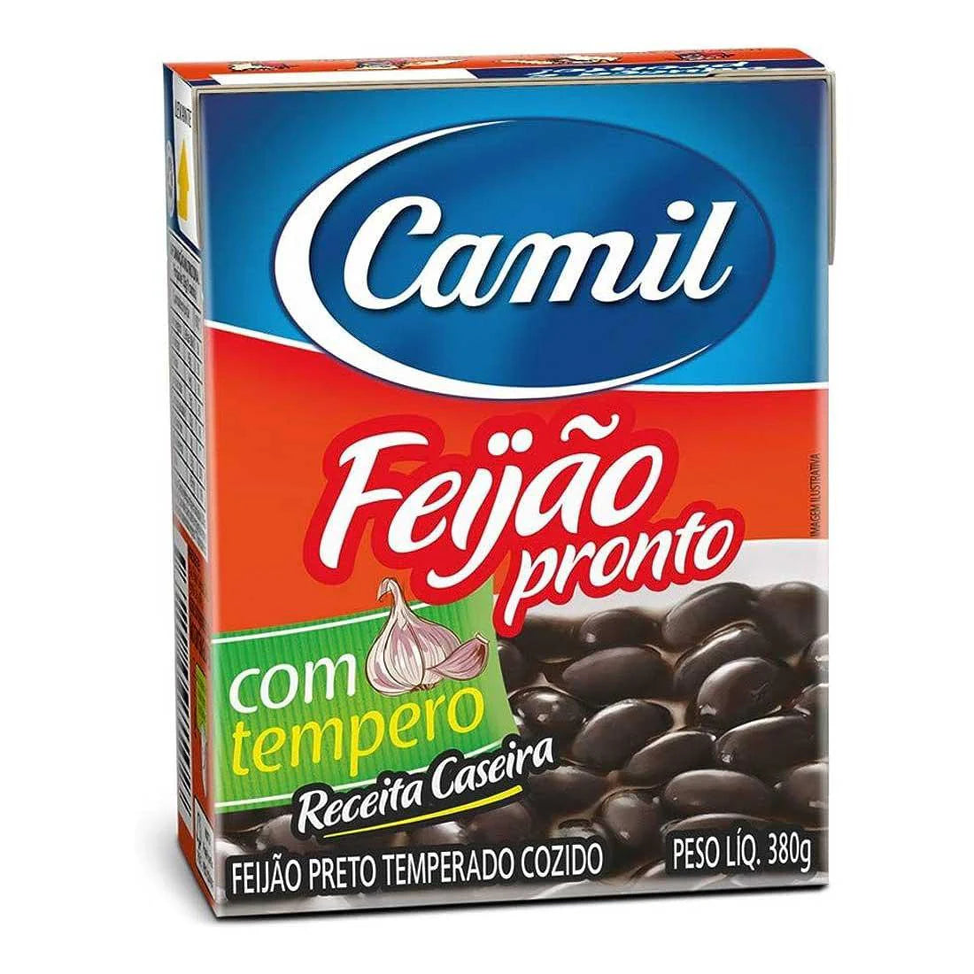 Feijão Preto Camil TP 380g