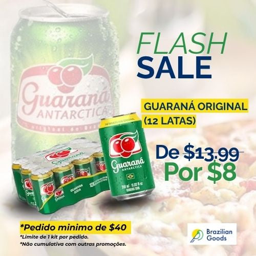 FLASH SALE  Guaraná Original Lata 12x350ml