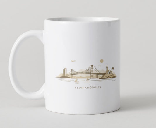 Florianopolis - Caneca em cerâmica