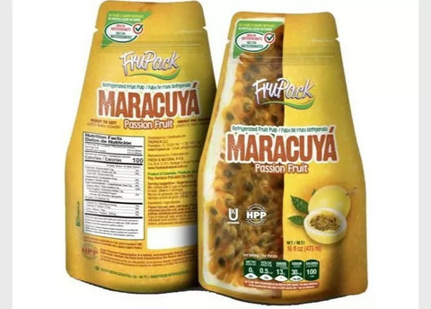 Polpa de Maracuja com SEMENTE 16oz Frupack (refrigerado)