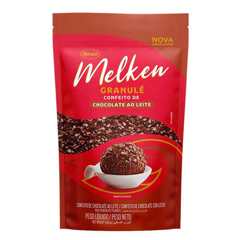 Granule de chocolate ao leite Melken Harald 400g