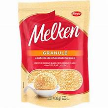 Granule de chocolate branco Melken Harald 400g