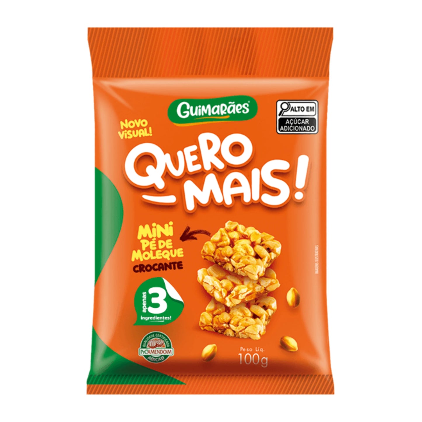 Quero Mais Pé De Moleque 100g