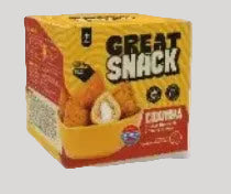 Coxinha de frango com catupiry já frita 400g (congelada) -  Great Snack