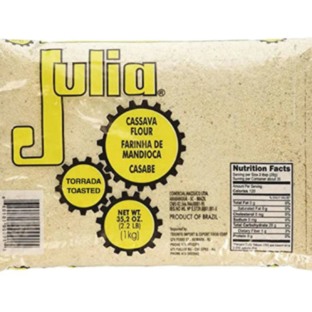Farinha de Mandioca Torrada Julia 1kg