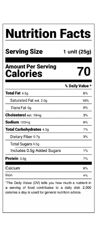 Kibe com catupiry já frito 400g (congelado) -  Great Snack