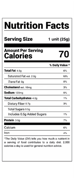 Kibe com catupiry já frito 400g (congelado) -  Great Snack