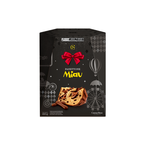 Panettone Chocolate Clássico MIAU Cacau Show 650g