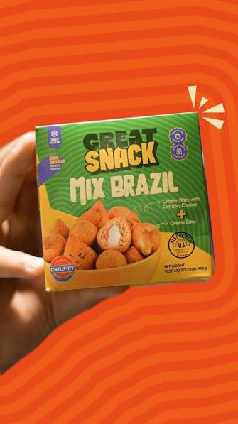 Mix Brazil Bolinha de Queijo e Coxinha Great Snack 400g