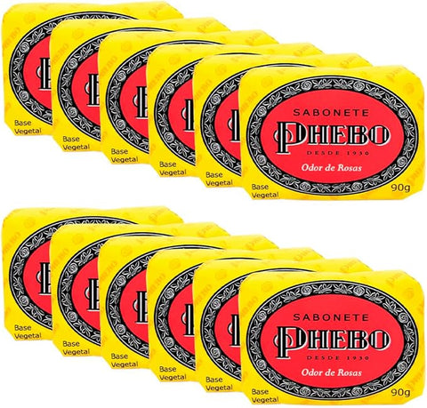 Sabonete Phebo Odor de Rosas 90g (12 unidades)