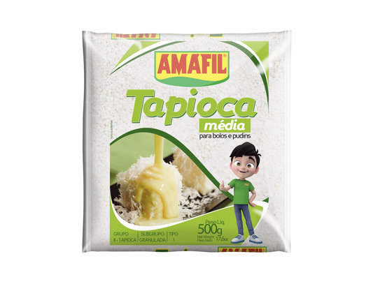 Tapioca Granulada Média Amafil 500g