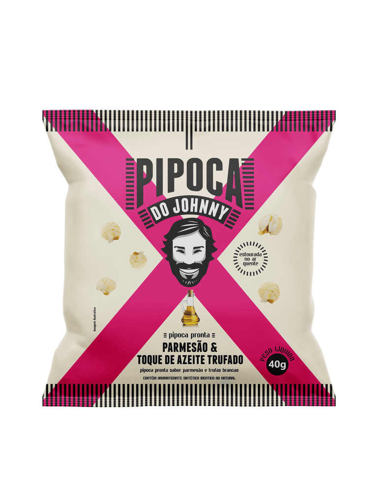 Pipoca do Johnny Queijo Parmesão com toque de oléo trufado 40g
