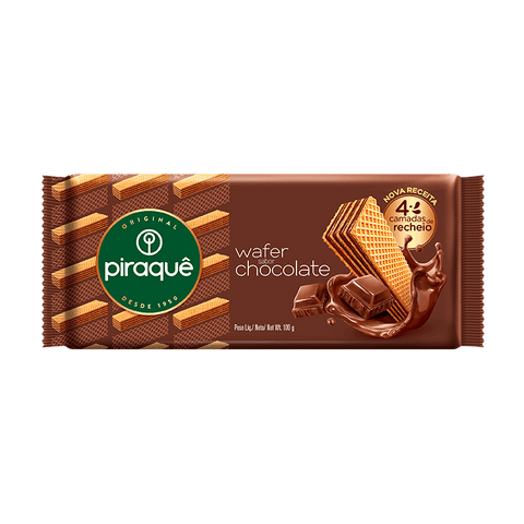 Wafer Chocolate Piraque 100gr