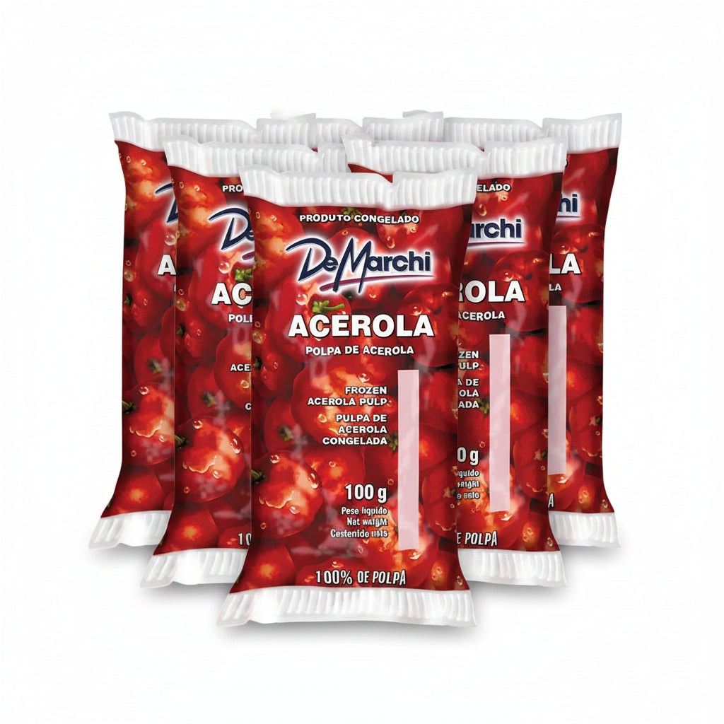 Polpa Acerola 5 x 100g  (congelado)