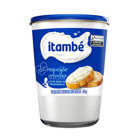 Requeijão Itambé 200g (refrigerado) vidro - VAL: 16 de Setembro