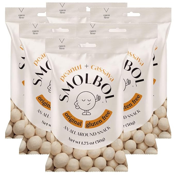 Ovinhos de Amendoim SmolBol 1.75oz 50g (6 unidades)