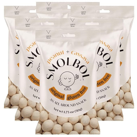 Ovinhos de Amendoim SmolBol 1.75oz 50g (6 unidades)