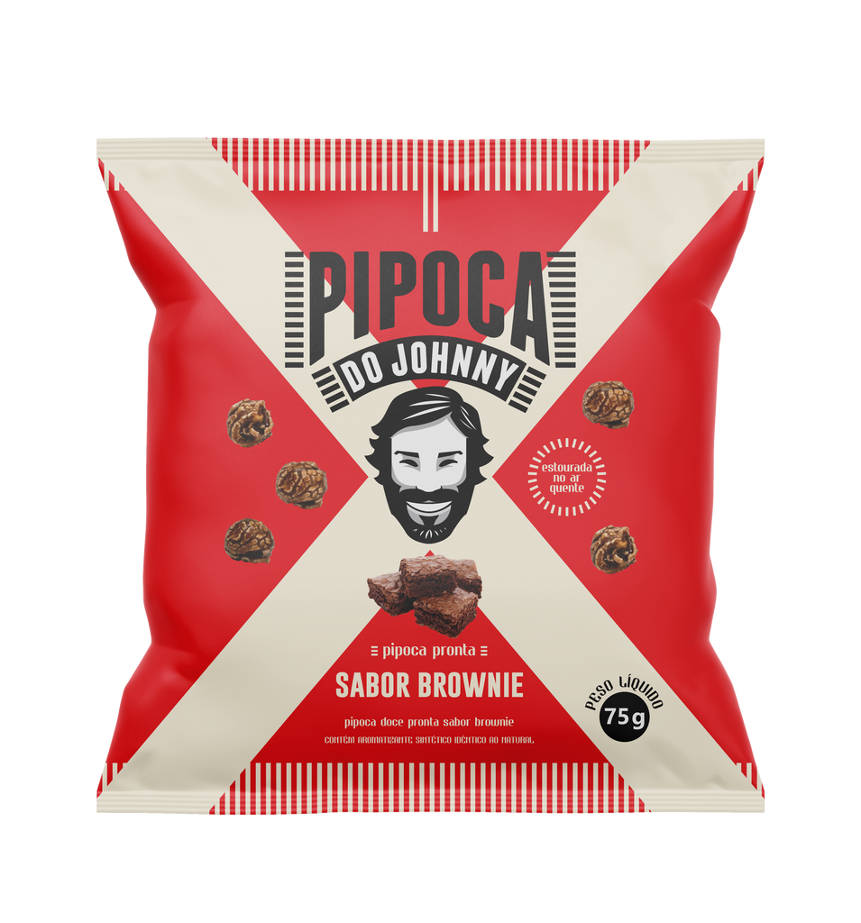 Pipoca do Johnny Sabor Brownie 75g