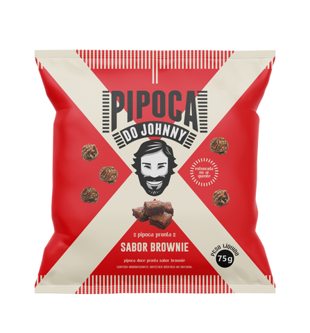 Pipoca do Johnny Sabor Brownie 75g