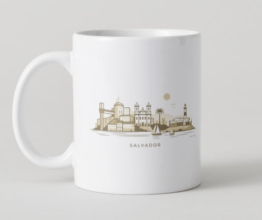 Salvador - Caneca em cerâmica