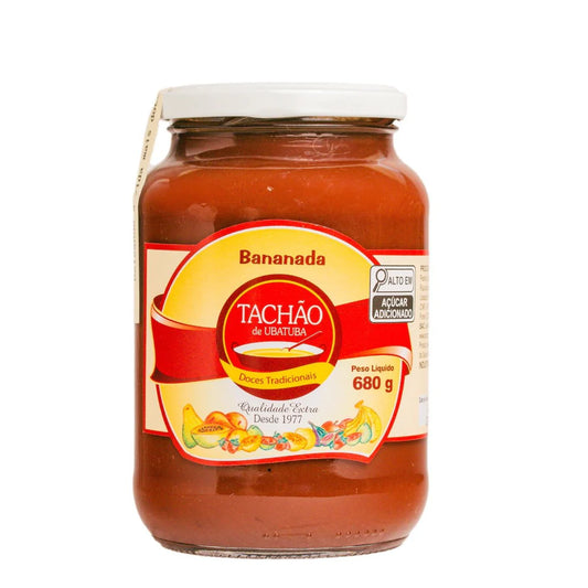 Bananada Tachao de Ubatuba vidro 680g