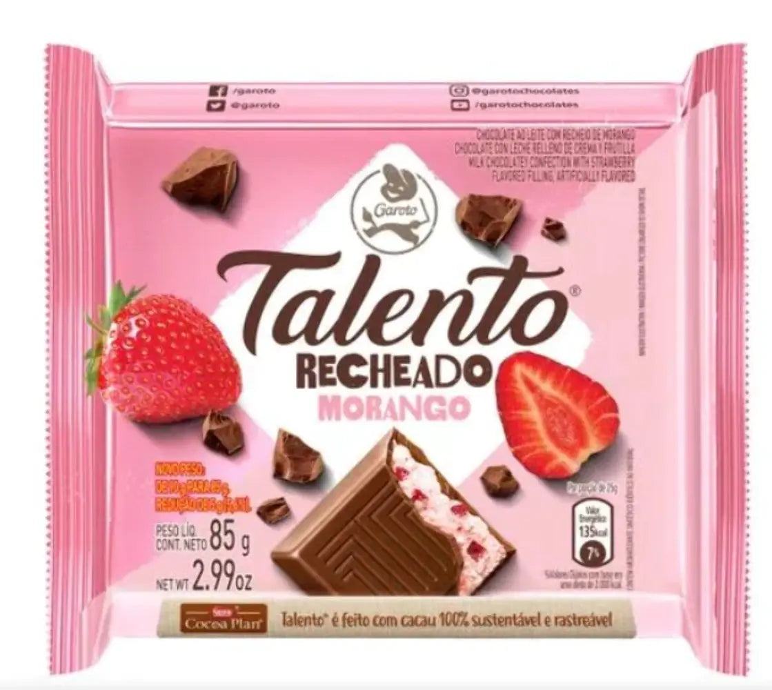 Talento Morango Garoto 85g