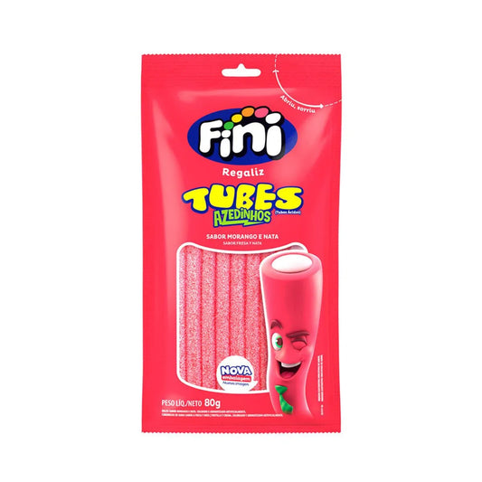 Fini Bala Tube Azedinho Morango 80g