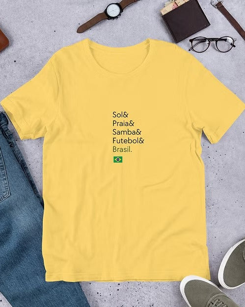 Unisex t-shirt - Brasil - Tamanho M