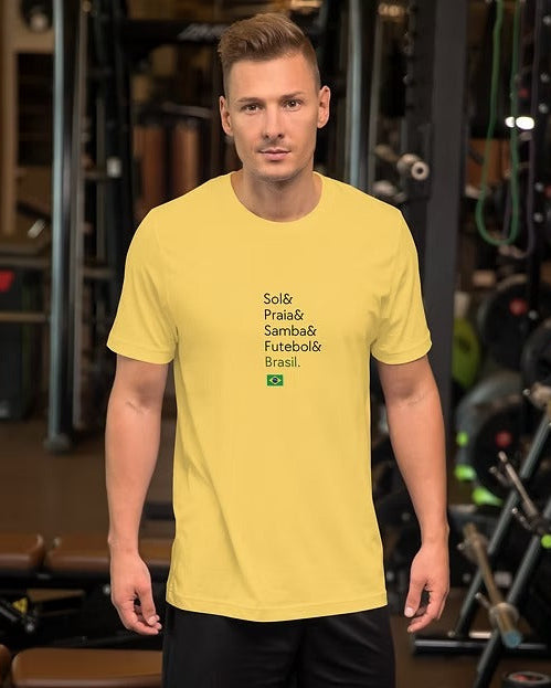 Unisex t-shirt - Brasil - Tamanho M