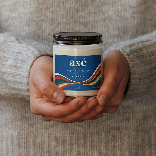 Vela Perfumadas AXÉ (Bahia) - Sea salt & Orchid