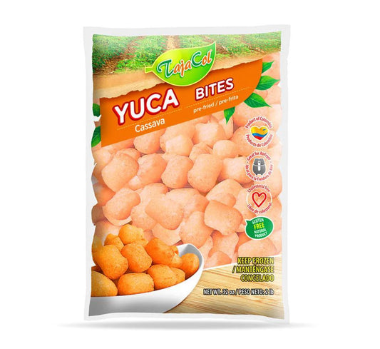 Mandioca/Yuca  Bites Pre-Frita Tajacol 2lbs (Congelado)