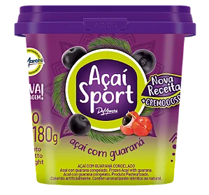 Açaí com Guaraná Sport Copinho De Marchi 180g