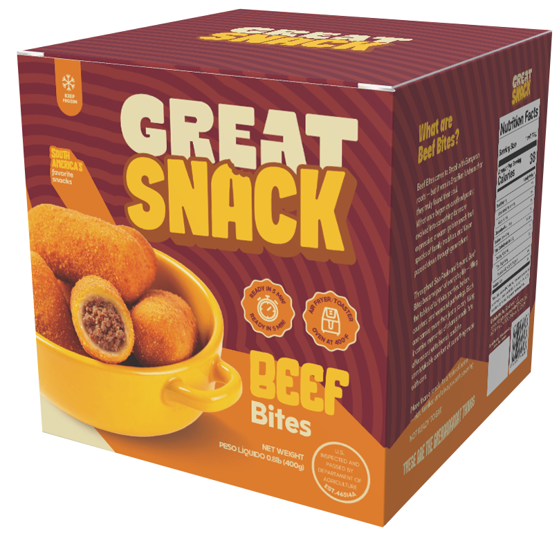 Bolinha de Carne já frito 400g (congelado) -  Great Snack