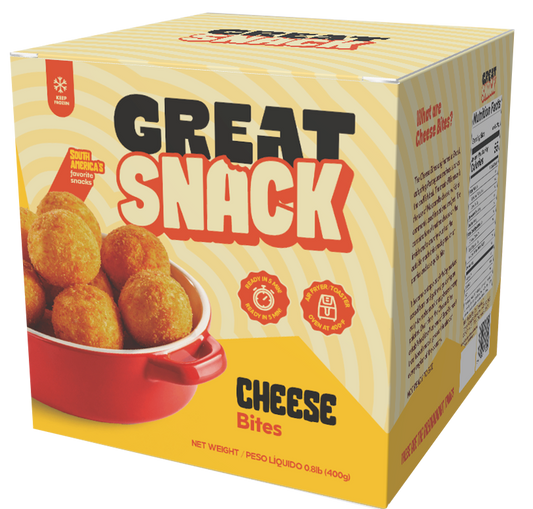 Bolinha de Queijo já frito 400g (congelado) -  Great Snack