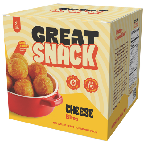 Bolinha de Queijo já frito 400g (congelado) -  Great Snack