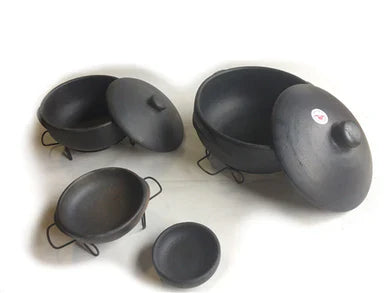 Panela de Barro KIT com 4 unidades