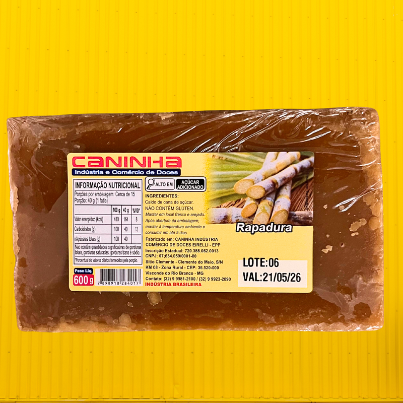 Rapadura Caninha 600g