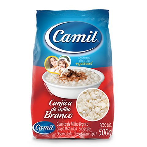 Canjica de Milho Branco Camil 500g