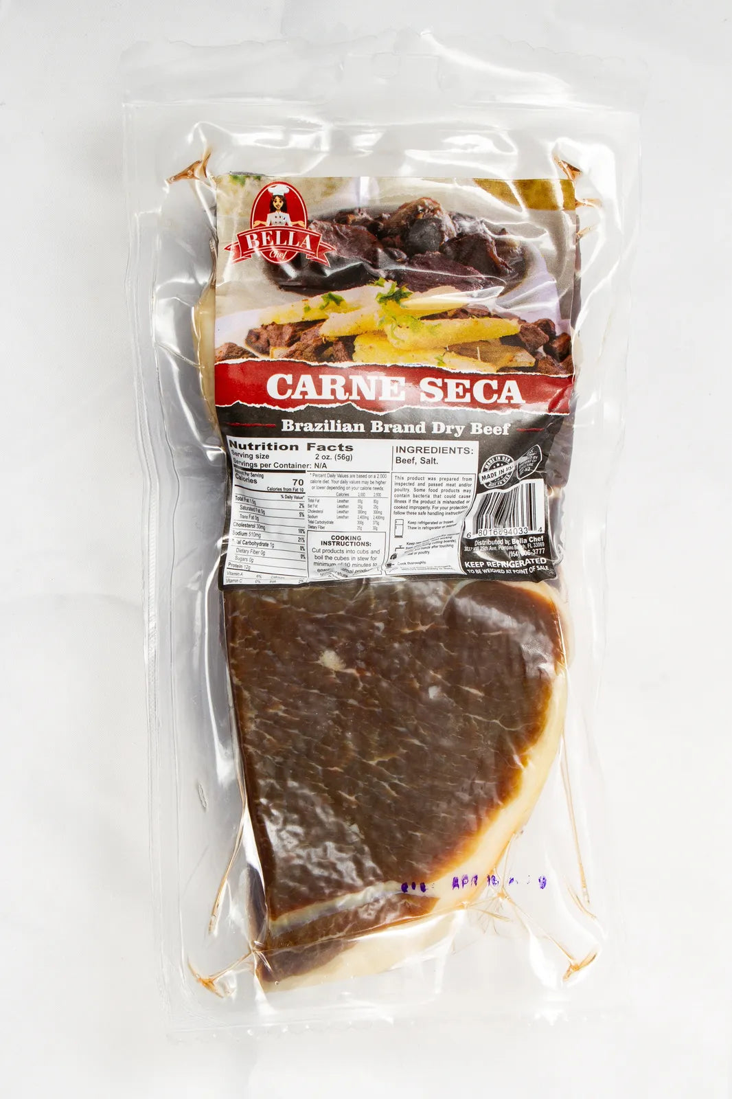 Carne Seca Bella Chef (refrigerado) ($12.99/LB)