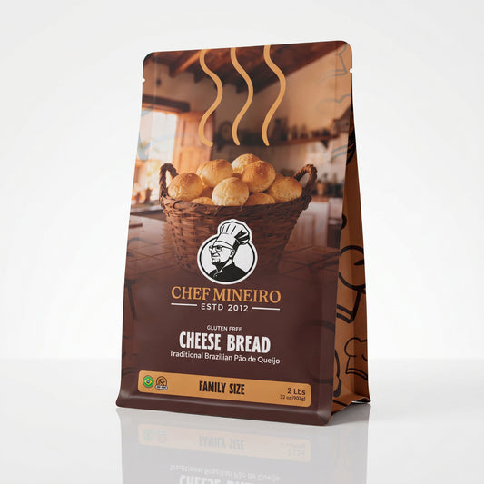 Pão De Queijo Tradicional Chef Mineiro - 2lb  / 907g  - Family Size